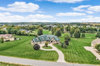 This stunning 7,851 sq/ft dream home exudes luxury on Tumbledown Trails Golf Course in Wisconsin - for sale on GolfHomes.com, golf home, golf lot