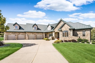 This stunning 7,851 sq/ft dream home exudes luxury on Tumbledown Trails Golf Course in Wisconsin - for sale on GolfHomes.com, golf home, golf lot