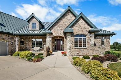 This stunning 7,851 sq/ft dream home exudes luxury on Tumbledown Trails Golf Course in Wisconsin - for sale on GolfHomes.com, golf home, golf lot