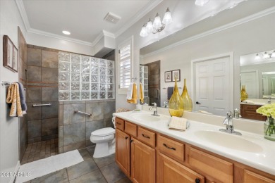 This gated 55+ community is nestled within the mountains and on The Golf Club At Johnson Ranch in Arizona - for sale on GolfHomes.com, golf home, golf lot