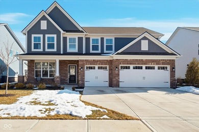 Built in 2024 and offering ~3,500 square feet of living space on Chatham Hills Golf Course in Indiana - for sale on GolfHomes.com, golf home, golf lot