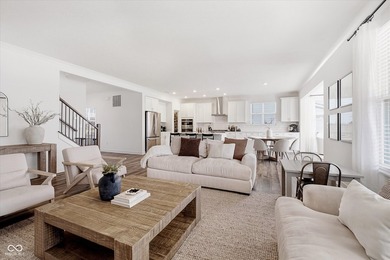 Built in 2024 and offering ~3,500 square feet of living space on Chatham Hills Golf Course in Indiana - for sale on GolfHomes.com, golf home, golf lot