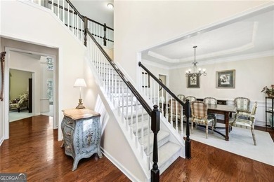 This beautiful home located on a cul-de-sac backs up to a on Windermere Golf Club in Georgia - for sale on GolfHomes.com, golf home, golf lot