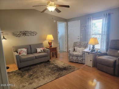 This is a beautifully furnished 3 bedroom 2 bath home. So quaint on 3 Parks Fairways in Arizona - for sale on GolfHomes.com, golf home, golf lot