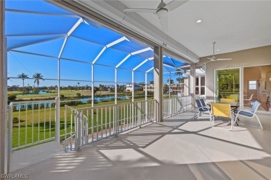 Expansive views of the lake and golf course from this furnished on Beachview Golf Club in Florida - for sale on GolfHomes.com, golf home, golf lot