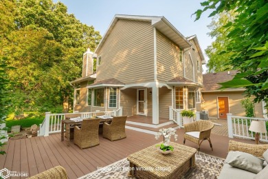 Nestled on over an acre on a scenic private drive, this on Highland Park Golf Course in Iowa - for sale on GolfHomes.com, golf home, golf lot