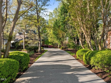 Tempting, tantalizing Tryon Courte home overlooking the 7th on Governors Club in North Carolina - for sale on GolfHomes.com, golf home, golf lot