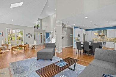 Tempting, tantalizing Tryon Courte home overlooking the 7th on Governors Club in North Carolina - for sale on GolfHomes.com, golf home, golf lot