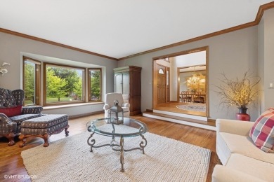 This EXQUISITE all-brick home is nestled on Signature Hole #3 of on Royal Fox Country Club in Illinois - for sale on GolfHomes.com, golf home, golf lot