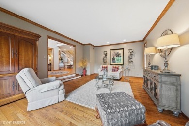 This EXQUISITE all-brick home is nestled on Signature Hole #3 of on Royal Fox Country Club in Illinois - for sale on GolfHomes.com, golf home, golf lot
