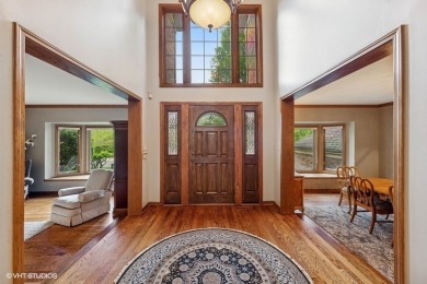This EXQUISITE all-brick home is nestled on Signature Hole #3 of on Royal Fox Country Club in Illinois - for sale on GolfHomes.com, golf home, golf lot