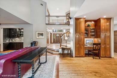This EXQUISITE all-brick home is nestled on Signature Hole #3 of on Royal Fox Country Club in Illinois - for sale on GolfHomes.com, golf home, golf lot