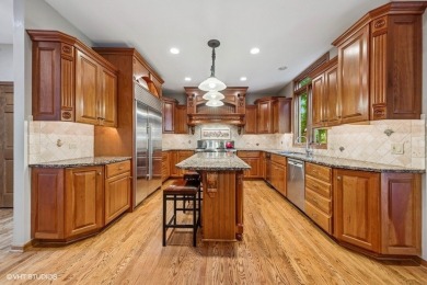 This EXQUISITE all-brick home is nestled on Signature Hole #3 of on Royal Fox Country Club in Illinois - for sale on GolfHomes.com, golf home, golf lot