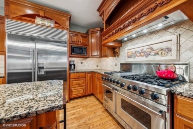 This EXQUISITE all-brick home is nestled on Signature Hole #3 of on Royal Fox Country Club in Illinois - for sale on GolfHomes.com, golf home, golf lot