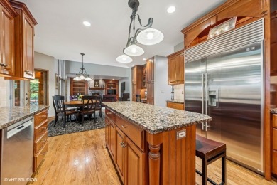 This EXQUISITE all-brick home is nestled on Signature Hole #3 of on Royal Fox Country Club in Illinois - for sale on GolfHomes.com, golf home, golf lot
