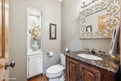 This EXQUISITE all-brick home is nestled on Signature Hole #3 of on Royal Fox Country Club in Illinois - for sale on GolfHomes.com, golf home, golf lot