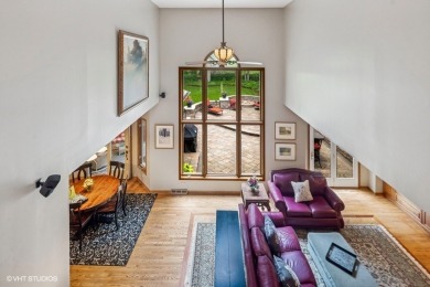 This EXQUISITE all-brick home is nestled on Signature Hole #3 of on Royal Fox Country Club in Illinois - for sale on GolfHomes.com, golf home, golf lot