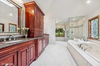This EXQUISITE all-brick home is nestled on Signature Hole #3 of on Royal Fox Country Club in Illinois - for sale on GolfHomes.com, golf home, golf lot