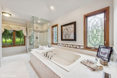 This EXQUISITE all-brick home is nestled on Signature Hole #3 of on Royal Fox Country Club in Illinois - for sale on GolfHomes.com, golf home, golf lot