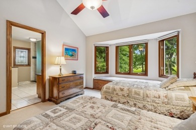 This EXQUISITE all-brick home is nestled on Signature Hole #3 of on Royal Fox Country Club in Illinois - for sale on GolfHomes.com, golf home, golf lot