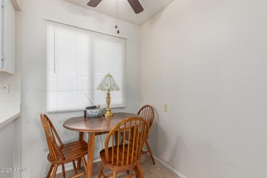 Enjoy comfortable and low-maintenance living in this delightful on Sun City Lakes West and East in Arizona - for sale on GolfHomes.com, golf home, golf lot