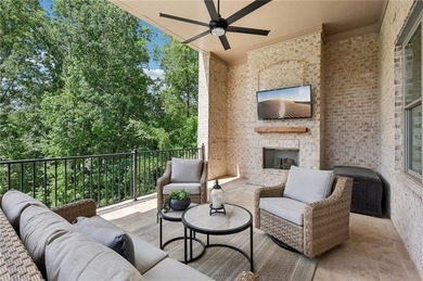 An architectural masterpiece in a gated community, on the 5th on Echelon Golf Club in Georgia - for sale on GolfHomes.com, golf home, golf lot