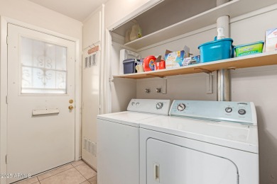 Enjoy comfortable and low-maintenance living in this delightful on Sun City Lakes West and East in Arizona - for sale on GolfHomes.com, golf home, golf lot