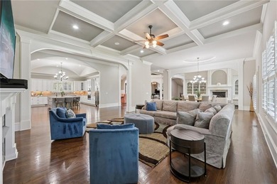 An architectural masterpiece in a gated community, on the 5th on Echelon Golf Club in Georgia - for sale on GolfHomes.com, golf home, golf lot