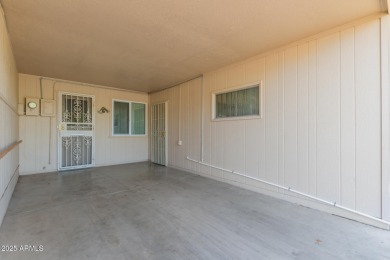 Enjoy comfortable and low-maintenance living in this delightful on Sun City Lakes West and East in Arizona - for sale on GolfHomes.com, golf home, golf lot