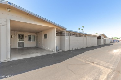 Enjoy comfortable and low-maintenance living in this delightful on Sun City Lakes West and East in Arizona - for sale on GolfHomes.com, golf home, golf lot