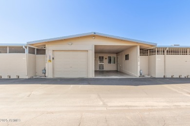 Enjoy comfortable and low-maintenance living in this delightful on Sun City Lakes West and East in Arizona - for sale on GolfHomes.com, golf home, golf lot