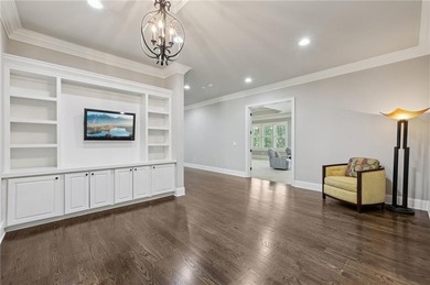 An architectural masterpiece in a gated community, on the 5th on Echelon Golf Club in Georgia - for sale on GolfHomes.com, golf home, golf lot