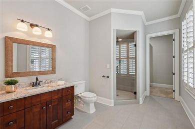 An architectural masterpiece in a gated community, on the 5th on Echelon Golf Club in Georgia - for sale on GolfHomes.com, golf home, golf lot