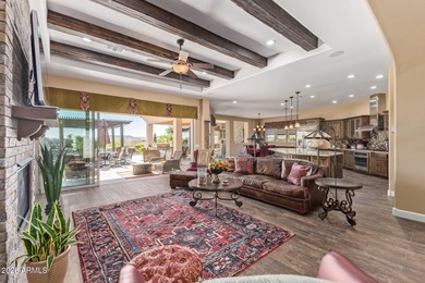 Stunning, barely lived-in home designed for seamless on Estrella Mountain Ranch Golf Course in Arizona - for sale on GolfHomes.com, golf home, golf lot