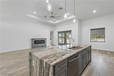 Modern Luxury in this New Construction Pool Home with 3 Bed + on Burnt Store Golf Club in Florida - for sale on GolfHomes.com, golf home, golf lot