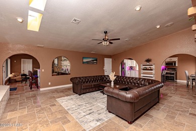 Stunning Santa Fe Estate Overlooking Lake Havasu Golf Course! on London Bridge Golf Course in Arizona - for sale on GolfHomes.com, golf home, golf lot