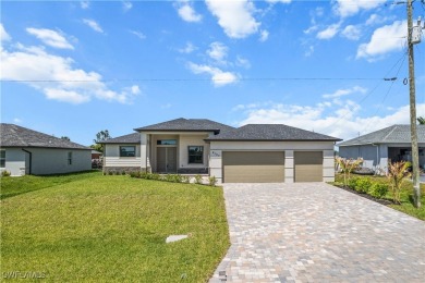 Modern Luxury in this New Construction Pool Home with 3 Bed + on Burnt Store Golf Club in Florida - for sale on GolfHomes.com, golf home, golf lot