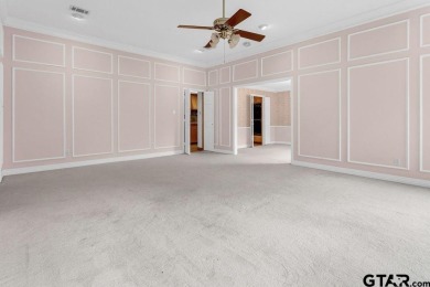 Set on a beautifully landscaped, oversized, 1 plus acre lot on Hide-A-Way Lake Golf Course in Texas - for sale on GolfHomes.com, golf home, golf lot