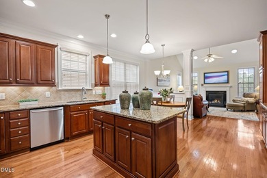 Perfectly positioned above the 10th tee and rolling fairways of on Chapel Ridge Golf Club in North Carolina - for sale on GolfHomes.com, golf home, golf lot