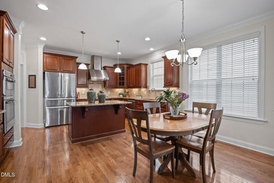 Perfectly positioned above the 10th tee and rolling fairways of on Chapel Ridge Golf Club in North Carolina - for sale on GolfHomes.com, golf home, golf lot