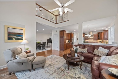 Perfectly positioned above the 10th tee and rolling fairways of on Chapel Ridge Golf Club in North Carolina - for sale on GolfHomes.com, golf home, golf lot