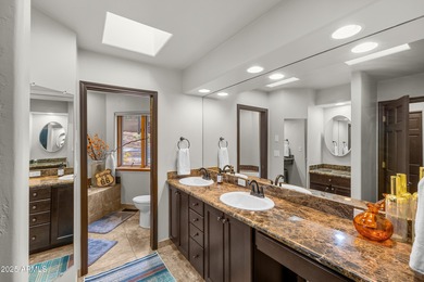 Escape to this pristine and well-cared-for cabin nestled among on Forest Highlands Golf Club - The Canyon in Arizona - for sale on GolfHomes.com, golf home, golf lot