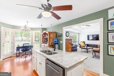 Discover this well-maintained, four-sided brick ranch perfectly on Fairfield Plantation Golf and Country Club in Georgia - for sale on GolfHomes.com, golf home, golf lot