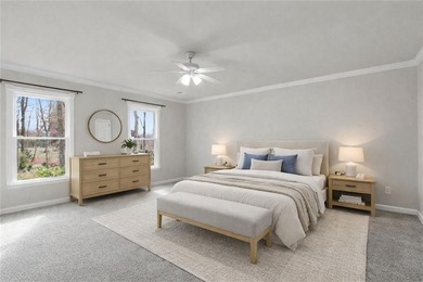 A rare opportunity: ranch living on a finished basement in on Hamilton Mill Golf Club in Georgia - for sale on GolfHomes.com, golf home, golf lot