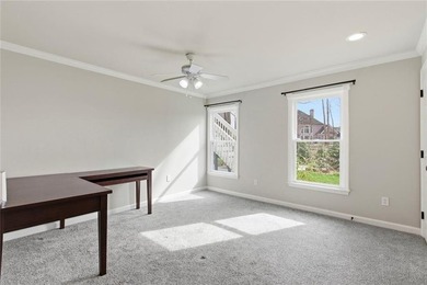 A rare opportunity: ranch living on a finished basement in on Hamilton Mill Golf Club in Georgia - for sale on GolfHomes.com, golf home, golf lot