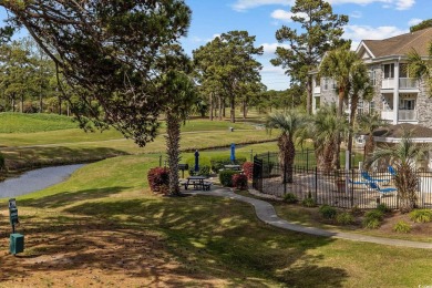 Furnished End Unit Condo with Golf, Pool, and Water Views - on Myrtlewood Golf Course and Club  in South Carolina - for sale on GolfHomes.com, golf home, golf lot