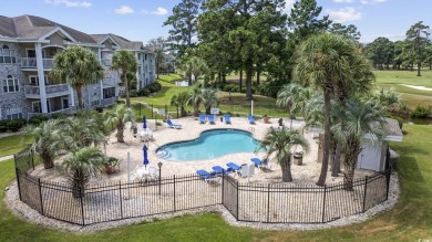 Furnished End Unit Condo with Golf, Pool, and Water Views - on Myrtlewood Golf Course and Club  in South Carolina - for sale on GolfHomes.com, golf home, golf lot