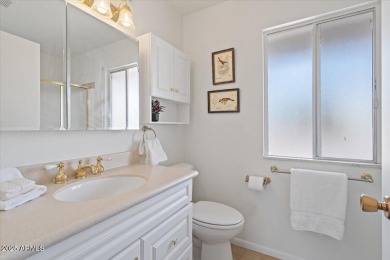Welcome to this delightful 3-bedroom, 2-bathroom home in Sun on Sun City Country Club in Arizona - for sale on GolfHomes.com, golf home, golf lot