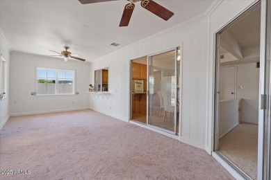 Welcome to this delightful 3-bedroom, 2-bathroom home in Sun on Sun City Country Club in Arizona - for sale on GolfHomes.com, golf home, golf lot