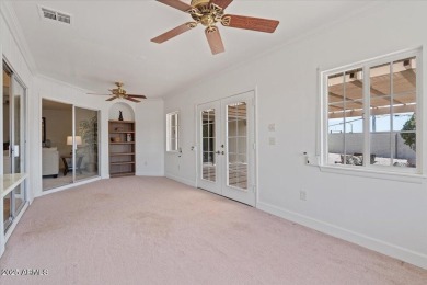 Welcome to this delightful 3-bedroom, 2-bathroom home in Sun on Sun City Country Club in Arizona - for sale on GolfHomes.com, golf home, golf lot
